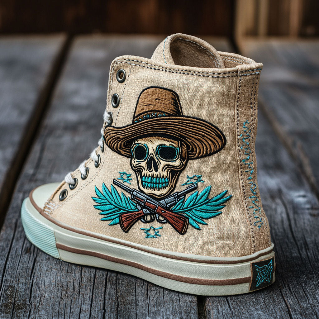 Outlaw Spirit Canvas High Tops Anniversary Merch Gift