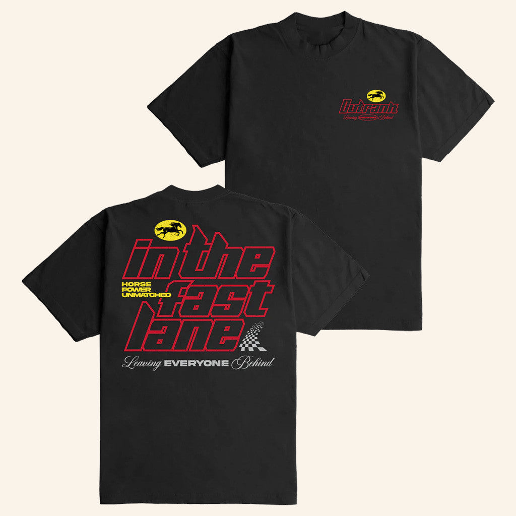 Outrank Brand Merch The Fast Lane Ultra Heavyweight T-Shirt Friends Gifts Outrank Brand Merch The Fast Lane Ultra Heavyweight T-Shirt Friends Gifts