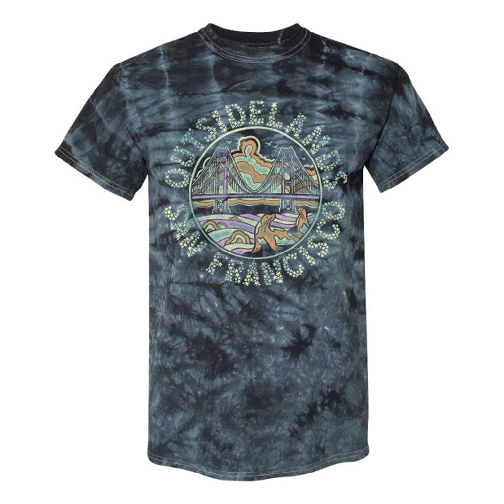 Outside Lands Merch Abstract Bridge Tie Dye T-Shirt Gift Ideas For Husband Outside Lands Merch Abstract Bridge Tie Dye T-Shirt Gift Ideas For Husband