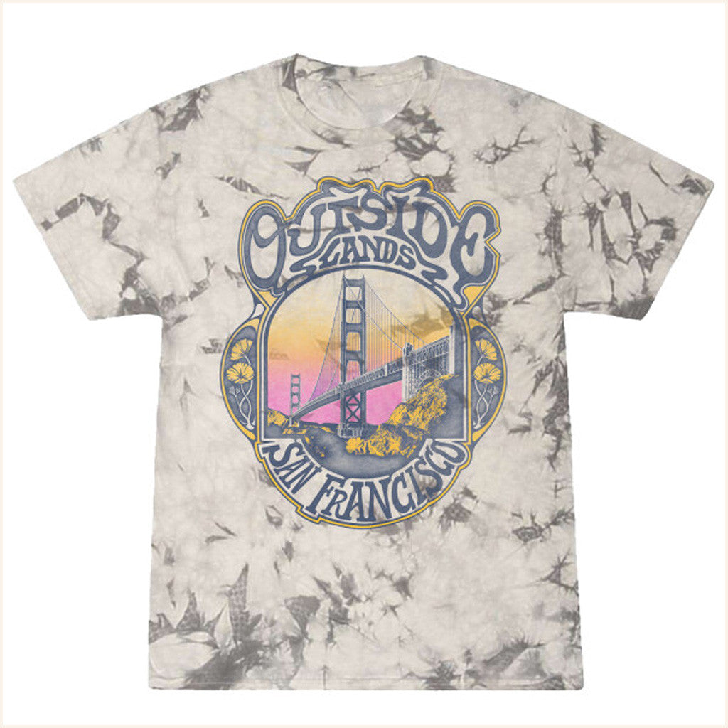 Outside Lands Merch Drippy Bridge Tie Dye T-Shirt Gifts For Friends Outside Lands Merch Drippy Bridge Tie Dye T-Shirt Gifts For Friends