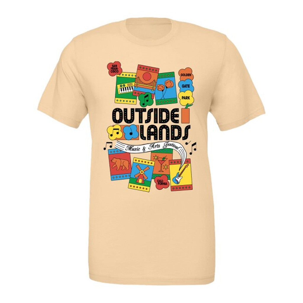 Outside Lands Merch Music Squares T-Shirt Gifts For Dudes Outside Lands Merch Music Squares T-Shirt Gifts For Dudes