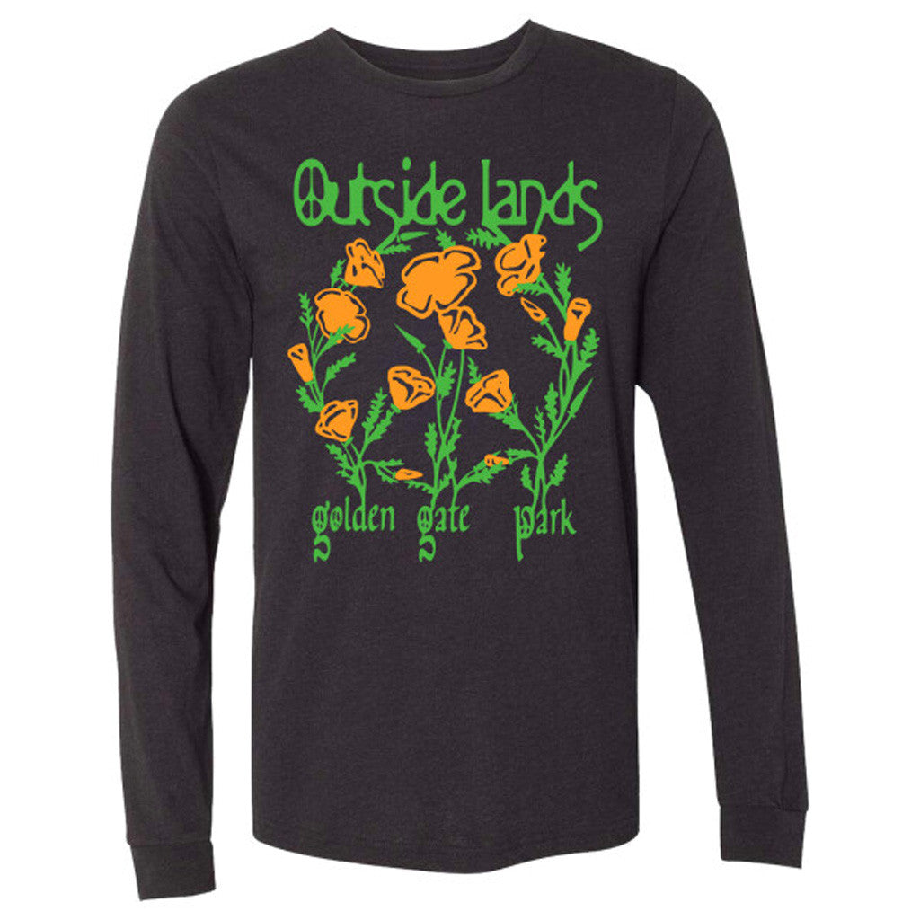 Outside Lands Merch Poppy Peace Sign Event Long Sleeve T-Shirt Gifts For Him Outside Lands Merch Poppy Peace Sign Event Long Sleeve T-Shirt Gifts For Him