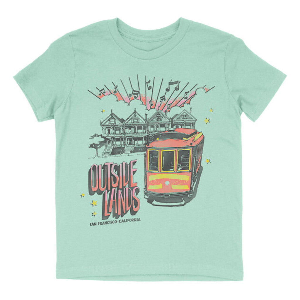 Outside Lands Merch Trolley T-Shirt Present For Girlfriend Outside Lands Merch Trolley T-Shirt Present For Girlfriend