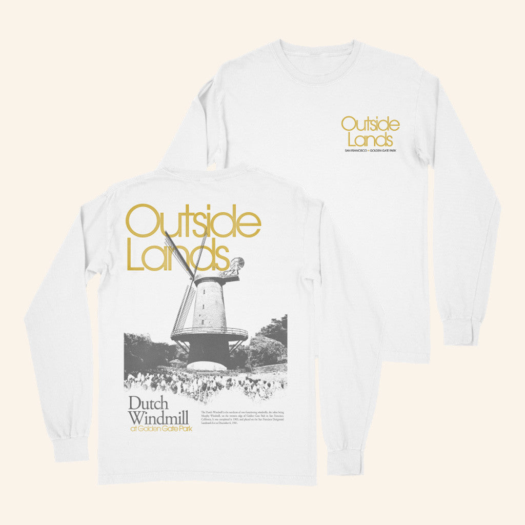 Outside Lands Merch Windmill Long Sleeve T-Shirt Present For Friends