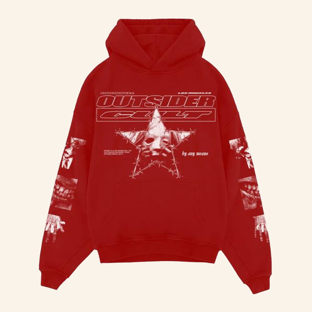 Outsider Apparel Merch Faceless Hoodie Christmas Presents For Horror Fans Outsider Apparel Merch Faceless Hoodie Christmas Presents For Horror Fans