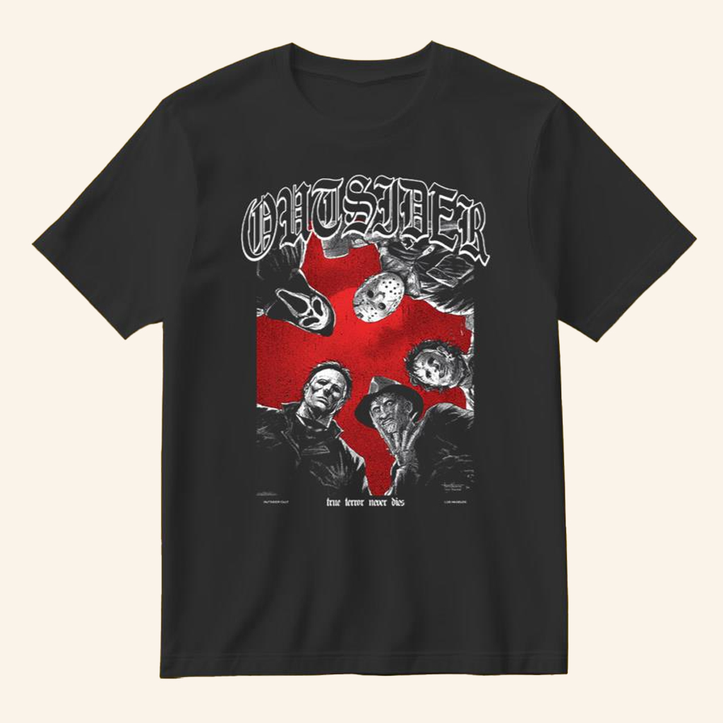 Outsider Apparel Merch Ultimate Nightmare T-Shirt Gifts For Horror Movie Fans Outsider Apparel Merch Ultimate Nightmare T-Shirt Gifts For Horror Movie Fans
