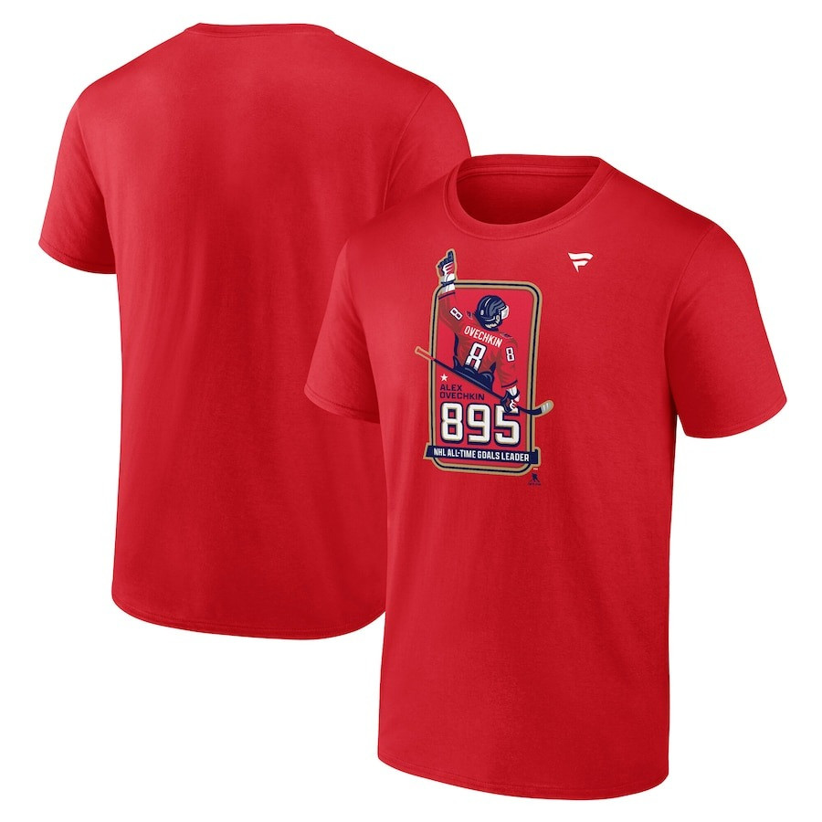 Ovechkin 895 Shirt Alex Ovechkin NHL All Time Goals Leader Washington Capitals Fan Merch