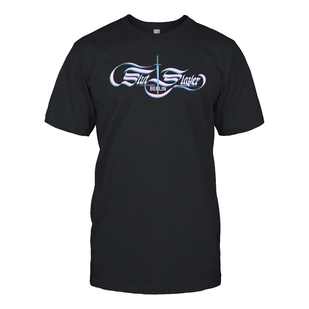 Overcompensating Merch Slut Slayer Berlin Sword T-Shirt Top 10 Father's Day Gifts Overcompensating Merch Slut Slayer Berlin Sword T-Shirt Top 10 Father's Day Gifts