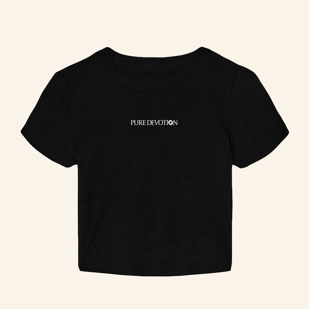 Overmono Merch Pure Devotion Womens Baby Tee Gift Ideas For Sister Overmono Merch Pure Devotion Womens Baby Tee Gift Ideas For Sister