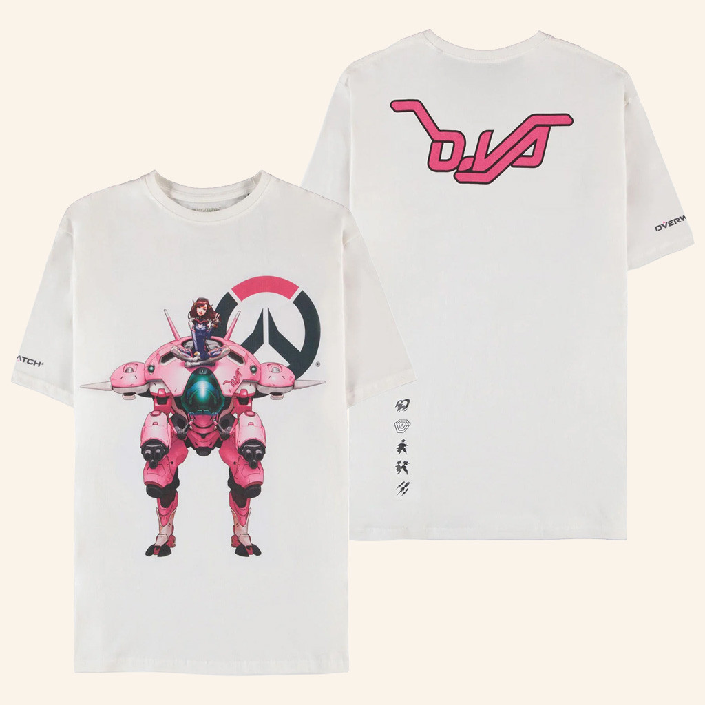 Overwatch Merch D Va Fusion Cannons White T-Shirt Best Gift For Game Lovers Overwatch Merch D Va Fusion Cannons White T-Shirt Best Gift For Game Lovers