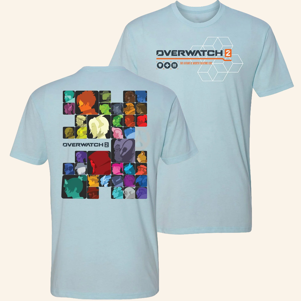 Overwatch Merch Overwatch 2 Heroes T-Shirt Best Gift For Game Lovers