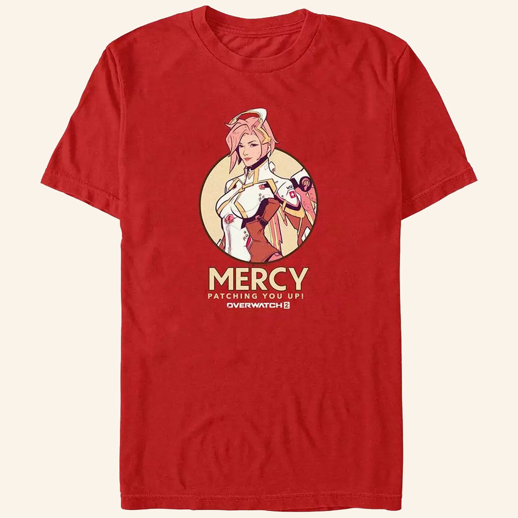 Overwatch Merch Overwatch 2 Mercy Patching You Up T-Shirt Gifts For Friends