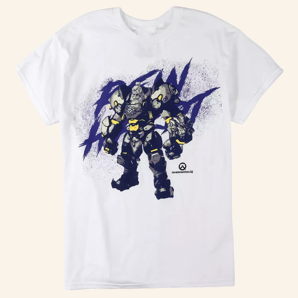 Overwatch Merch Overwatch 2 Reinhardt T-Shirt Gift Idea For Video Game Lover Overwatch Merch Overwatch 2 Reinhardt T-Shirt Gift Idea For Video Game Lover