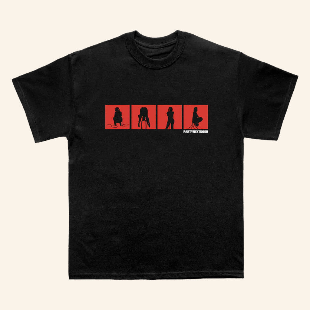 OVO Merch Partynextdoor 4 Black Logo T-Shirt Gifts For Her OVO Merch Partynextdoor 4 Black Logo T-Shirt Gifts For Her