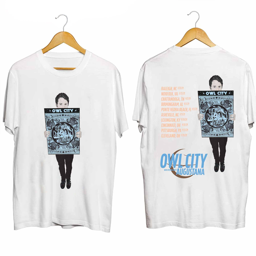 Owl City To The Moon Deluxe Tour Shirt Fan Merch Best Gifts For Boyfriend Owl City To The Moon Deluxe Tour Shirt Fan Merch Best Gifts For Boyfriend