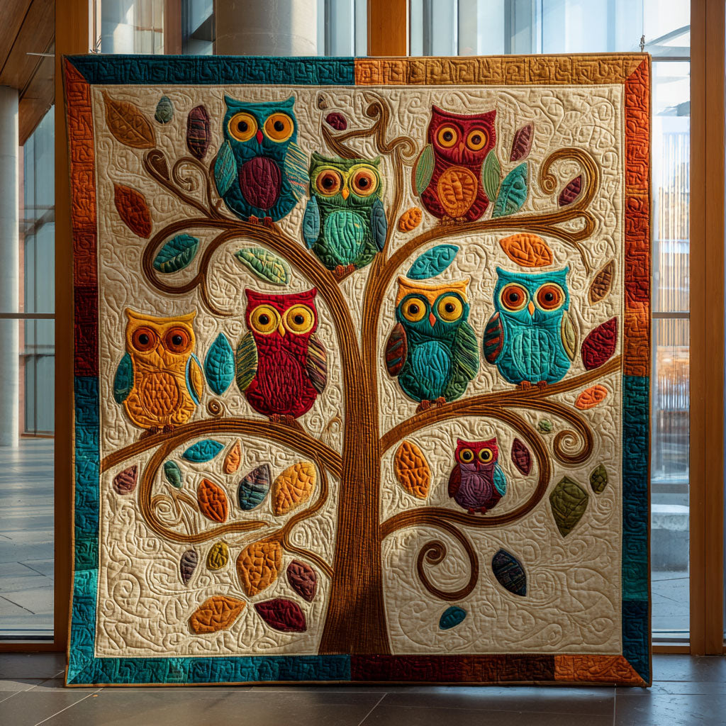 Owl Dream Forest Quilt Blanket Christmas Throw Blanket Christmas Gifts For Christian Couples
