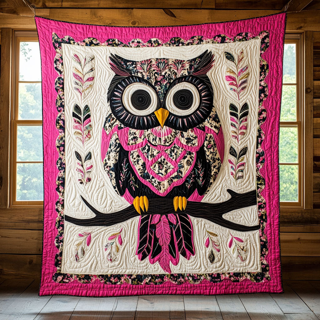 Owl Dream Quilt Unique Quilt Blanket Gift for Special Occasions