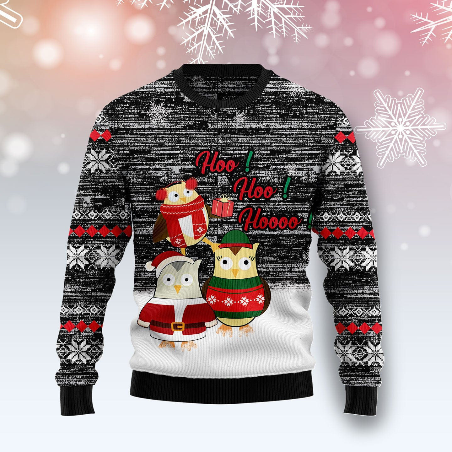 Owl Hoo Hoo Hoooo Ugly Christmas Sweater Cold Weather Clothes Owl Lover Xmas Presents