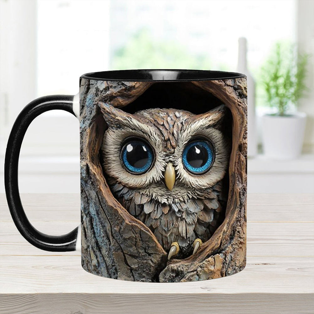Owl Mug Nature Design Animal Coffee Mug Gifts For Owl Owners