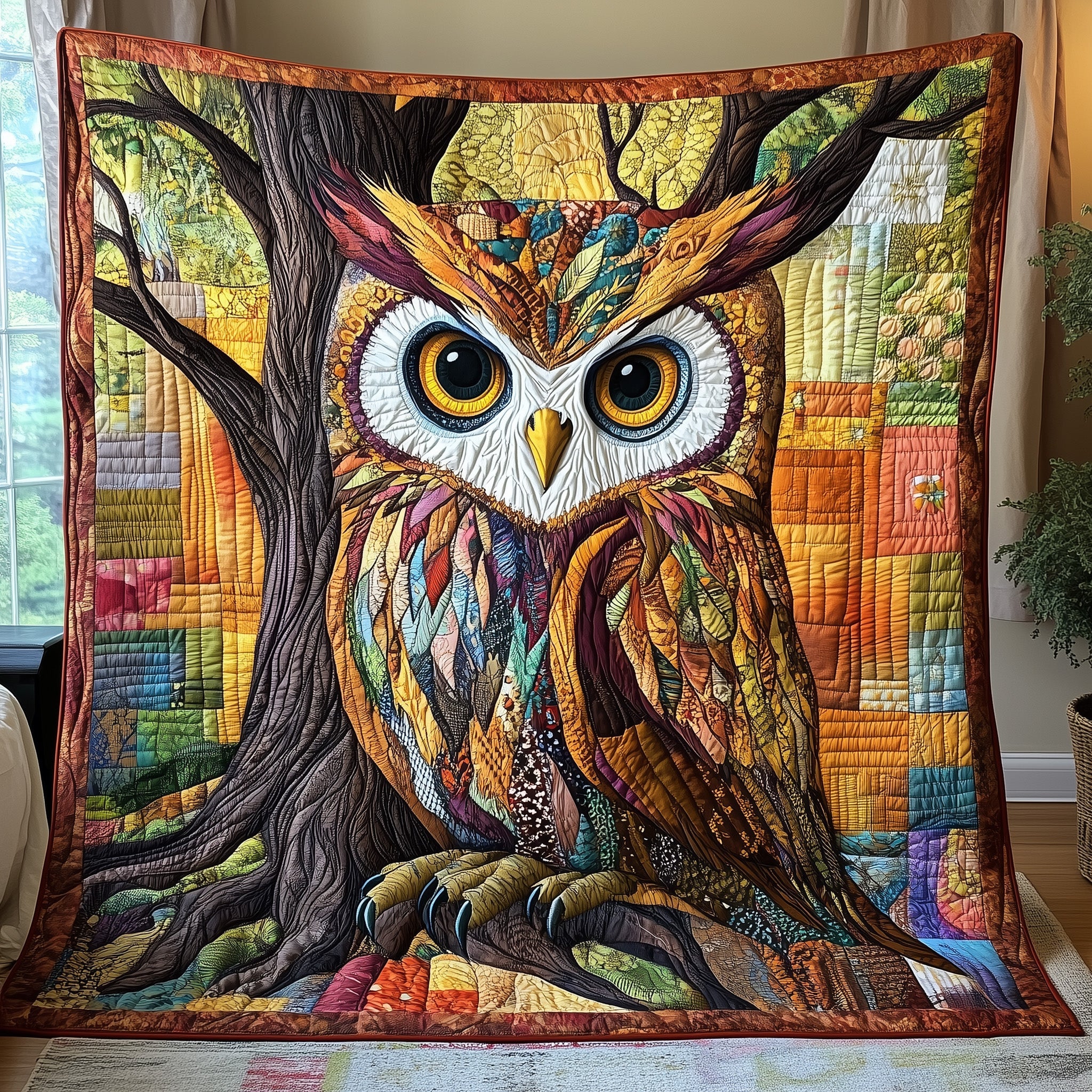 Owl Quilted Blanket Sofa Throw BlanketBest Owl Gifts For Her