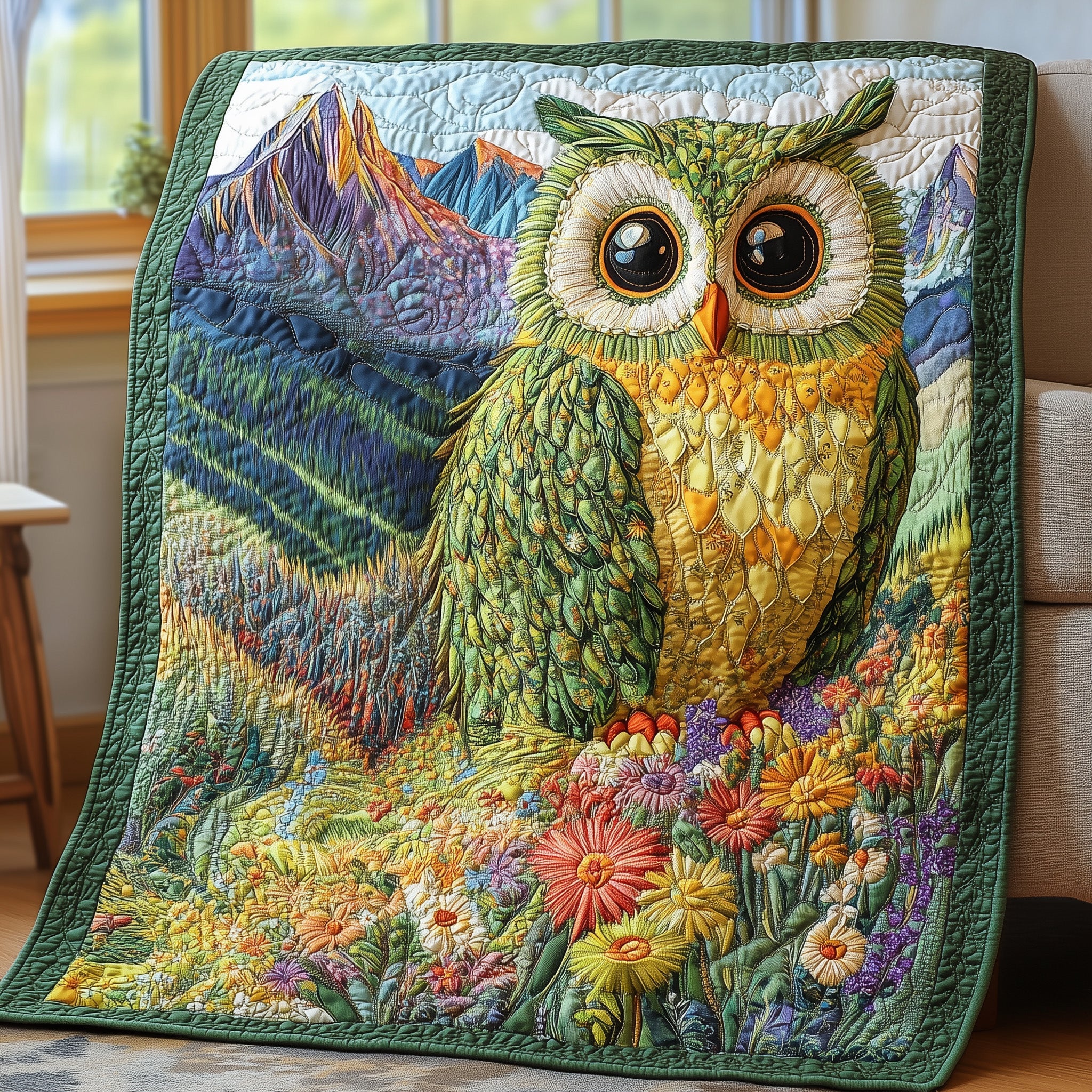 Owl Quilted Blanket Sofa Throw BlanketGreat Owl Themed Gifts