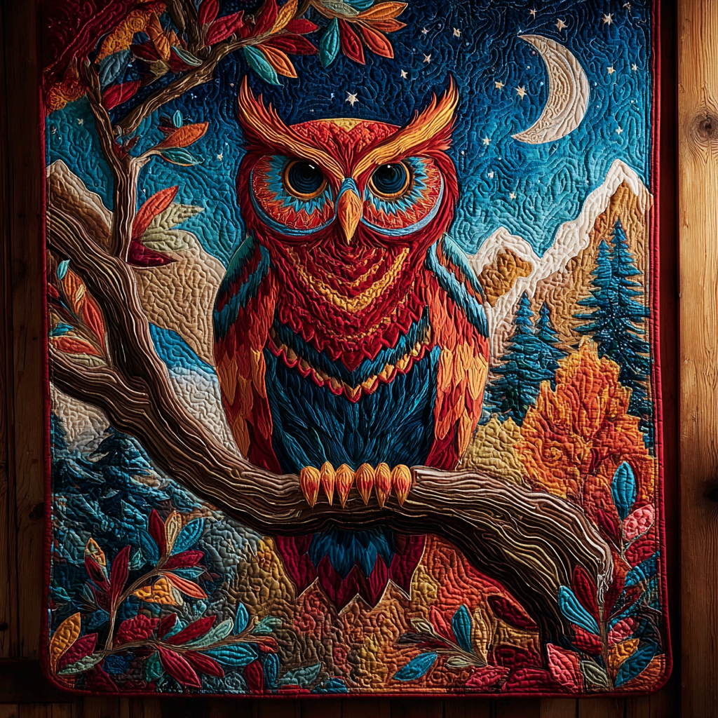 Owl Wonder Quilted Blanket Xmas Holiday Family To Family Christmas Gift Ideas