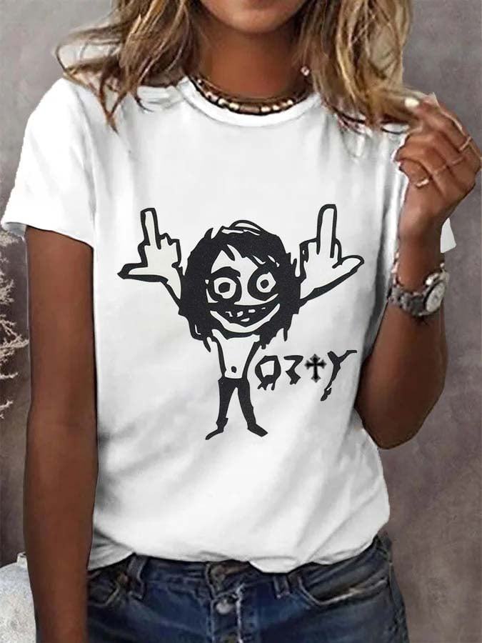 OZ Ozbourne T-Shirt Memorial OZ Shirt Gift Ideas For Music Lovers