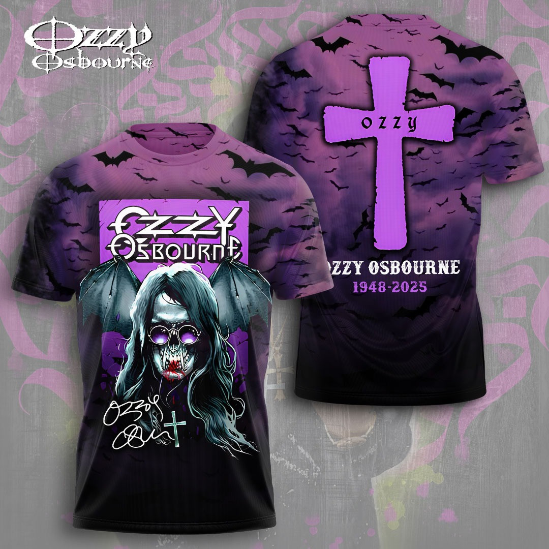 Ozzy Osbourne 1948-2025 Rip Lengend T-Shirt Rock Music Related Gifts