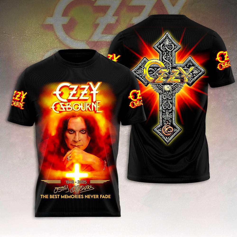 Ozzy Osbourne 1948 2025 The Best Memories Never Fade T Shirt Best Gift For Music Fans