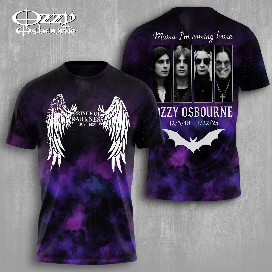 Ozzy Osbourne Mama I'm Coming Home T-Shirt Birthday Gifts For Music Lovers
