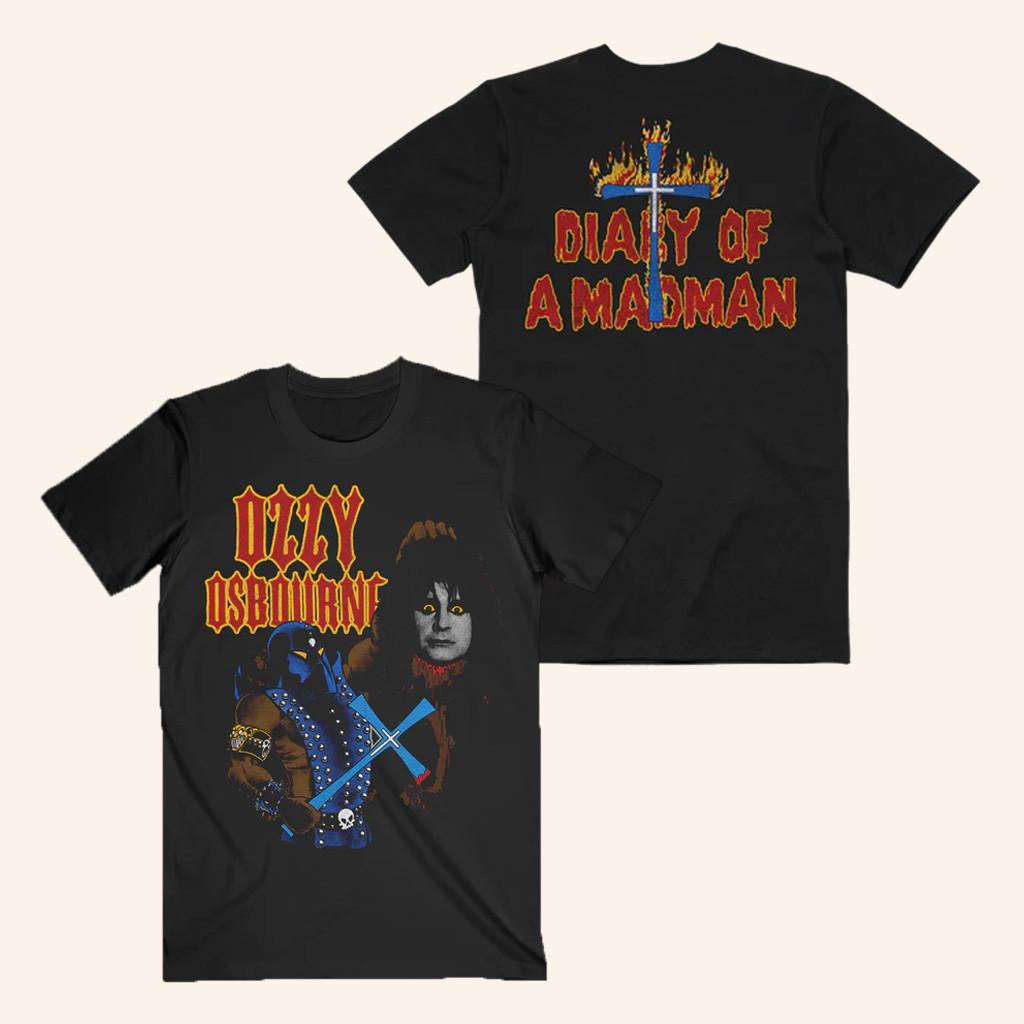 Ozzy Osbourne Merch Diary Of A Madman T-Shirt Gifts For Father