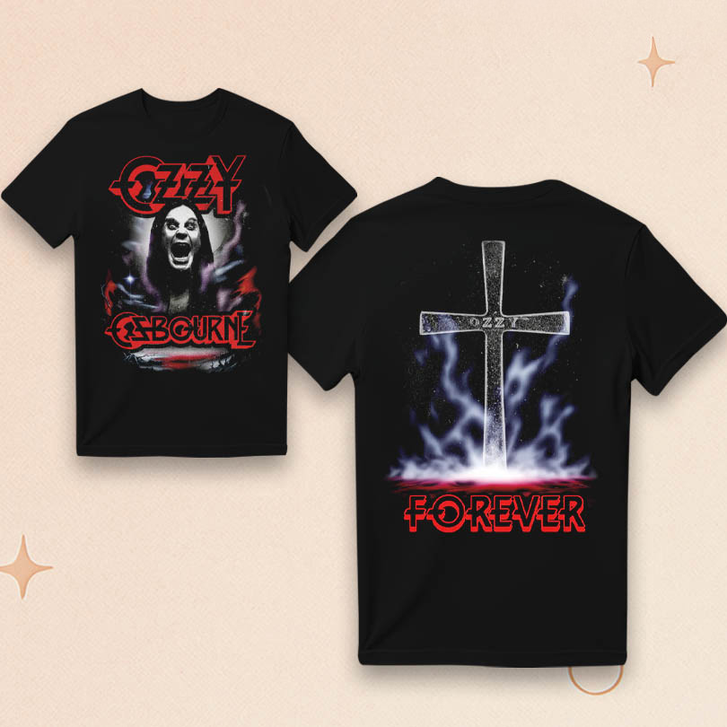 Ozzy Osbourne Merch Forever T-Shirt RIP Ozzy Osbourne Shirt Memorial Gifts