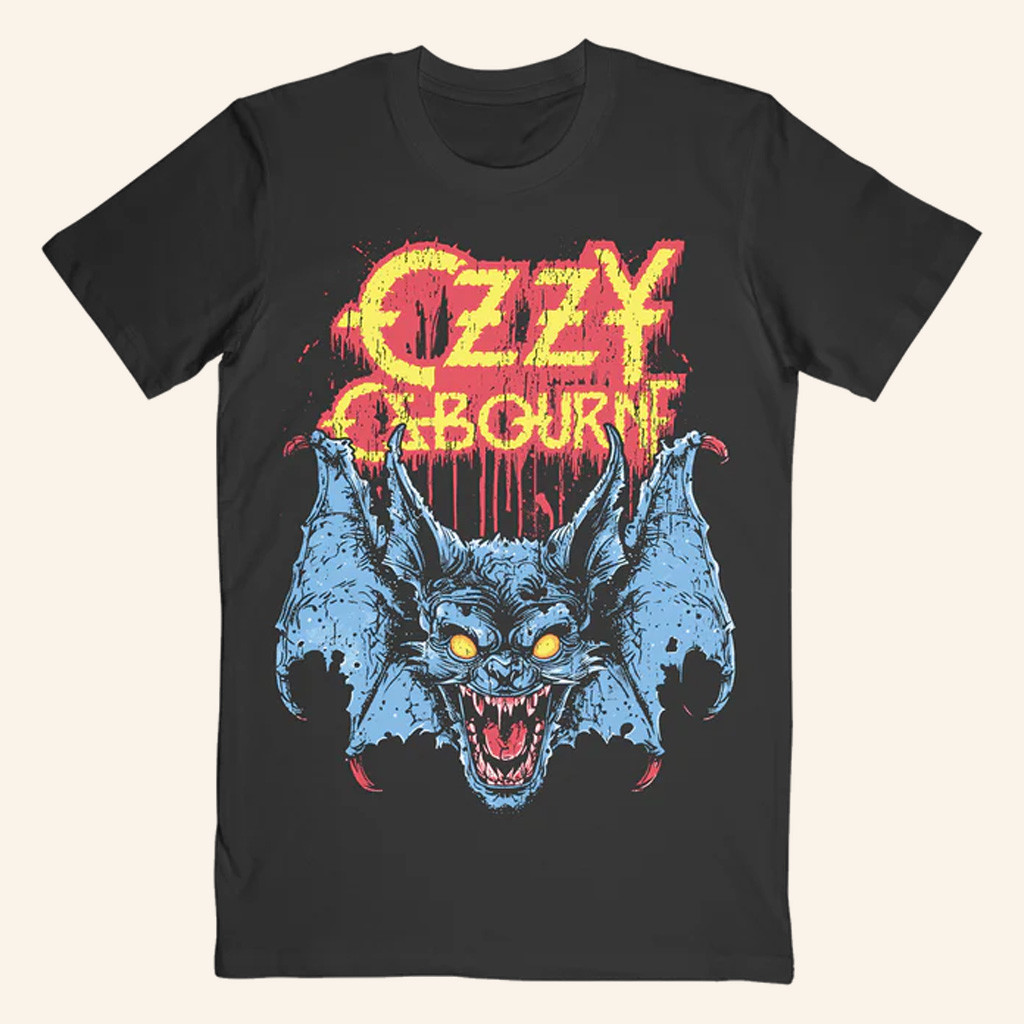 Ozzy Osbourne Merch Glowing Eyes Bat T-Shirt Birthday Presents For Dad Ozzy Osbourne Merch Glowing Eyes Bat T-Shirt Birthday Presents For Dad