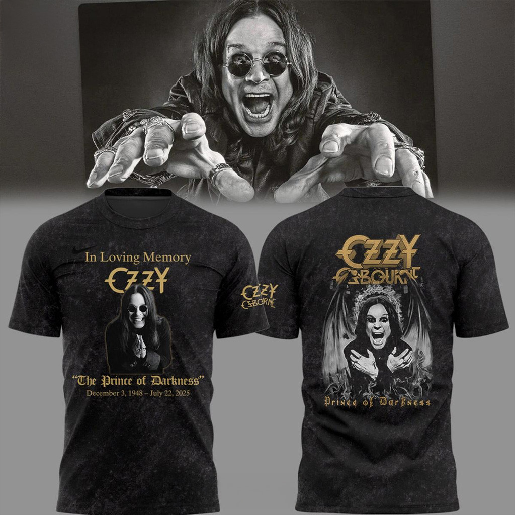 Ozzy Osbourne Princes Of Darkness Memories 2025 Shirt Ozzy Merch Gifts For Dad
