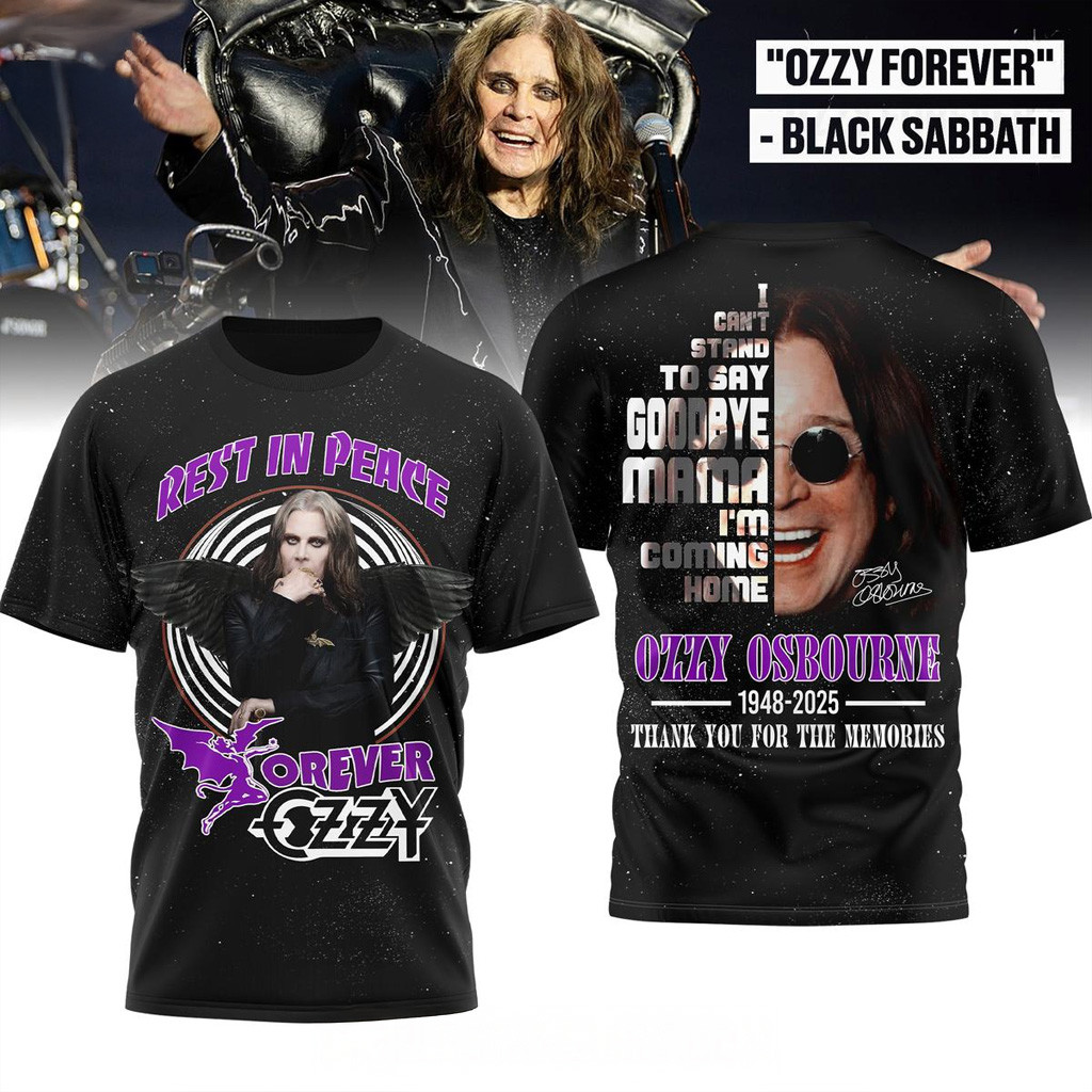 Ozzy Osbourne Rest In Peace Forever Memories Shirt Ozzy Merch Gifts For Father Ozzy Osbourne Rest In Peace Forever Memories Shirt Ozzy Merch Gifts For Father