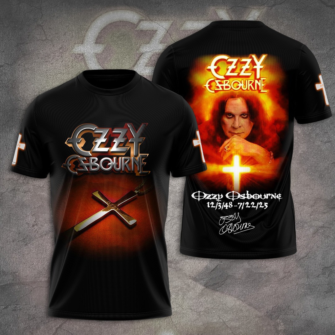 Ozzy Osbourne RIP Legend 1948 2025 T-Shirt Music Related Gifts