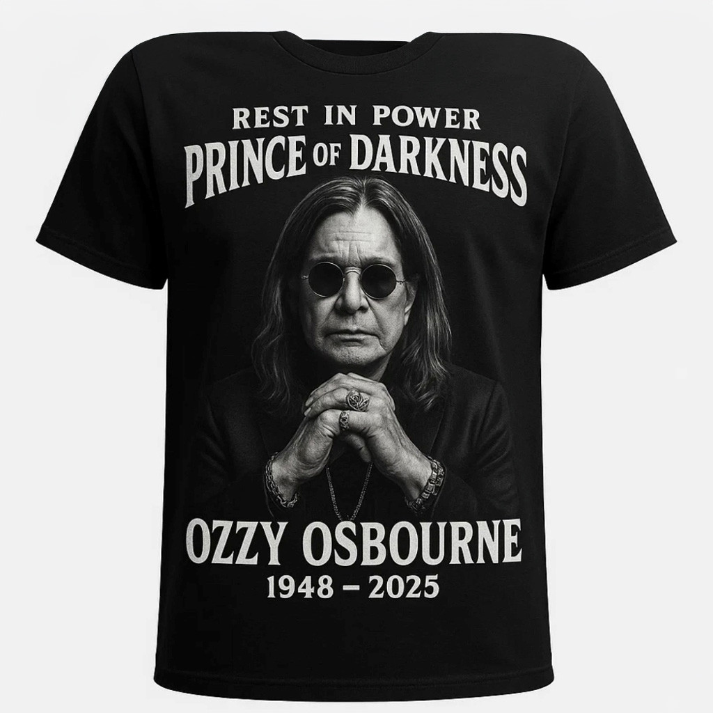 Ozzy Osbourne Tribute Rest In Power Prince Of Darkness Memorial Shirt Ozzy RIP Gifts Ozzy Osbourne Tribute Rest In Power Prince Of Darkness Memorial Shirt Ozzy RIP Gifts