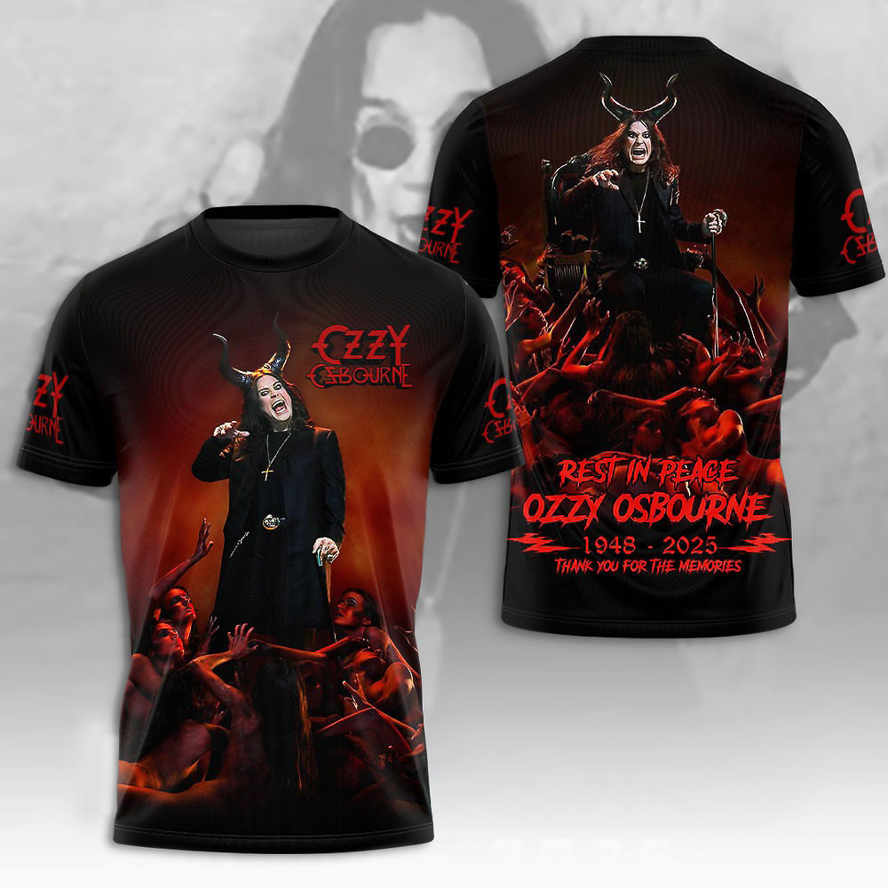 Ozzy Osbourne Tribute T-shirt Thank You For The Memorial Gifts For Dad