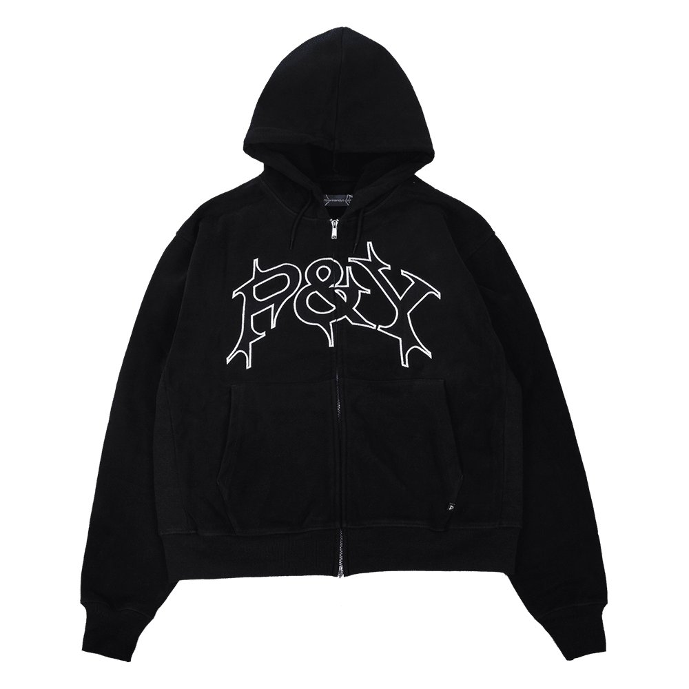 P&Y Merch P And Y Black Zip Hoodie Punkandyo Hoodie Mother's Day Gift for Dad P&Y Merch P And Y Black Zip Hoodie Punkandyo Hoodie Mother's Day Gift for Dad