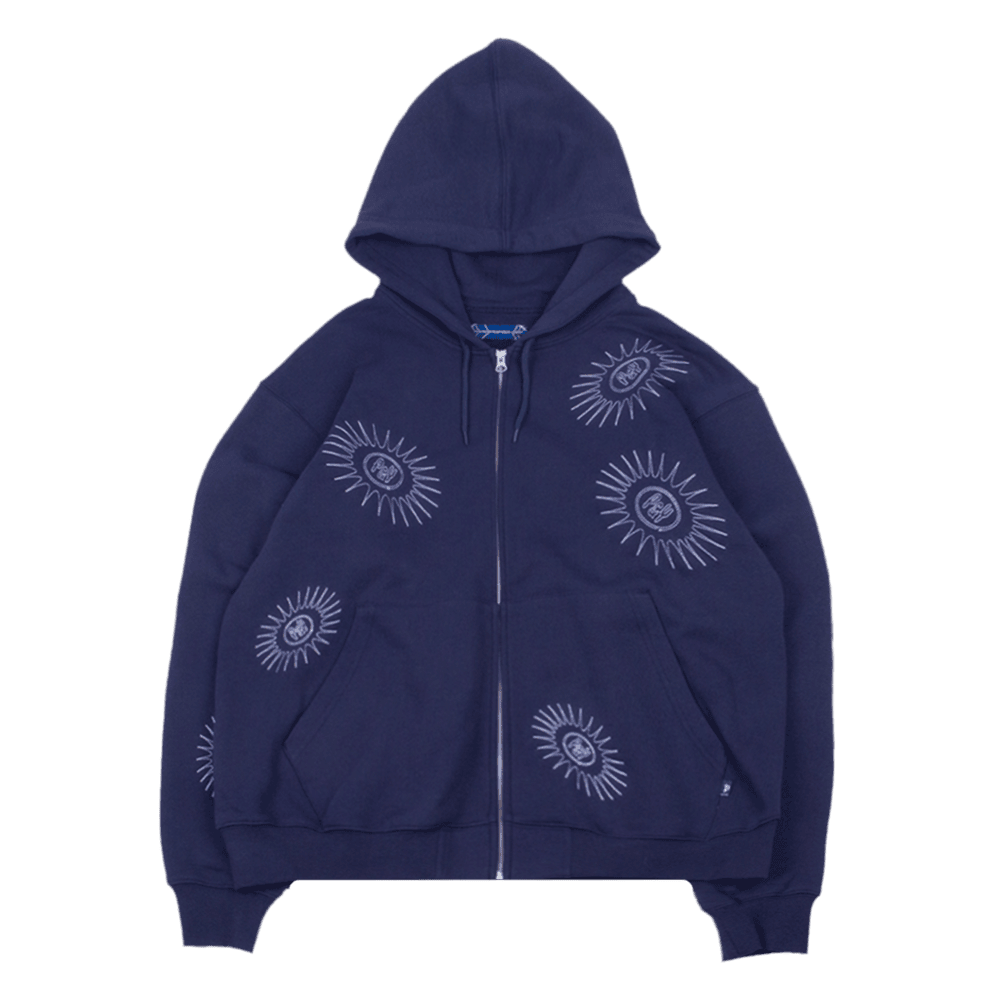 P&Y Merch P And Y Star Navy Zip Hoodie Punkandyo Hoodie Top Father's Day Gifts