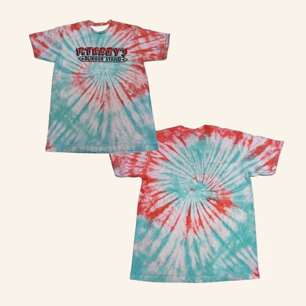 P Terrys Merch P Terry's Burger Stand Tie Dye T-Shirt Christmas Gifts For Friends P Terrys Merch P Terry's Burger Stand Tie Dye T-Shirt Christmas Gifts For Friends