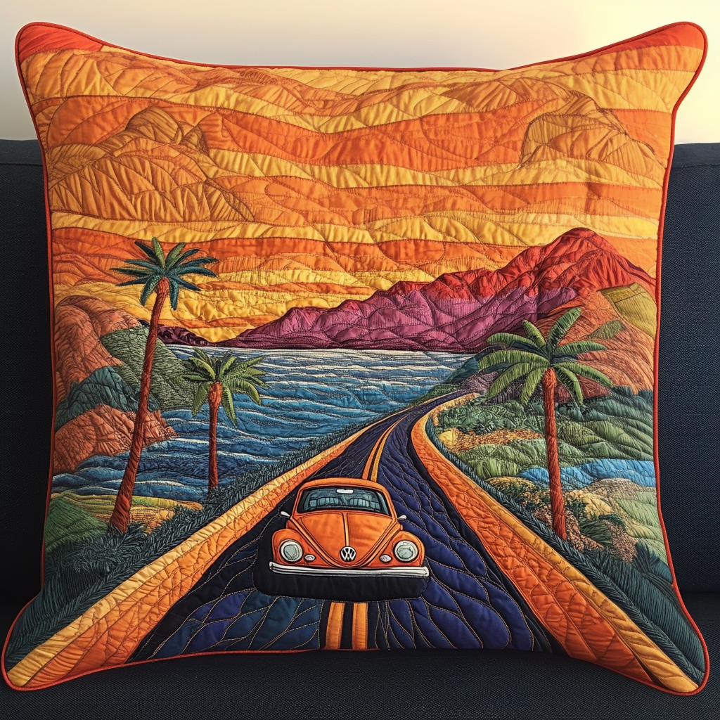 Pacific Escape Quilted Pillow Case Home Decor Pillow Covers Gift Ideas For Friends