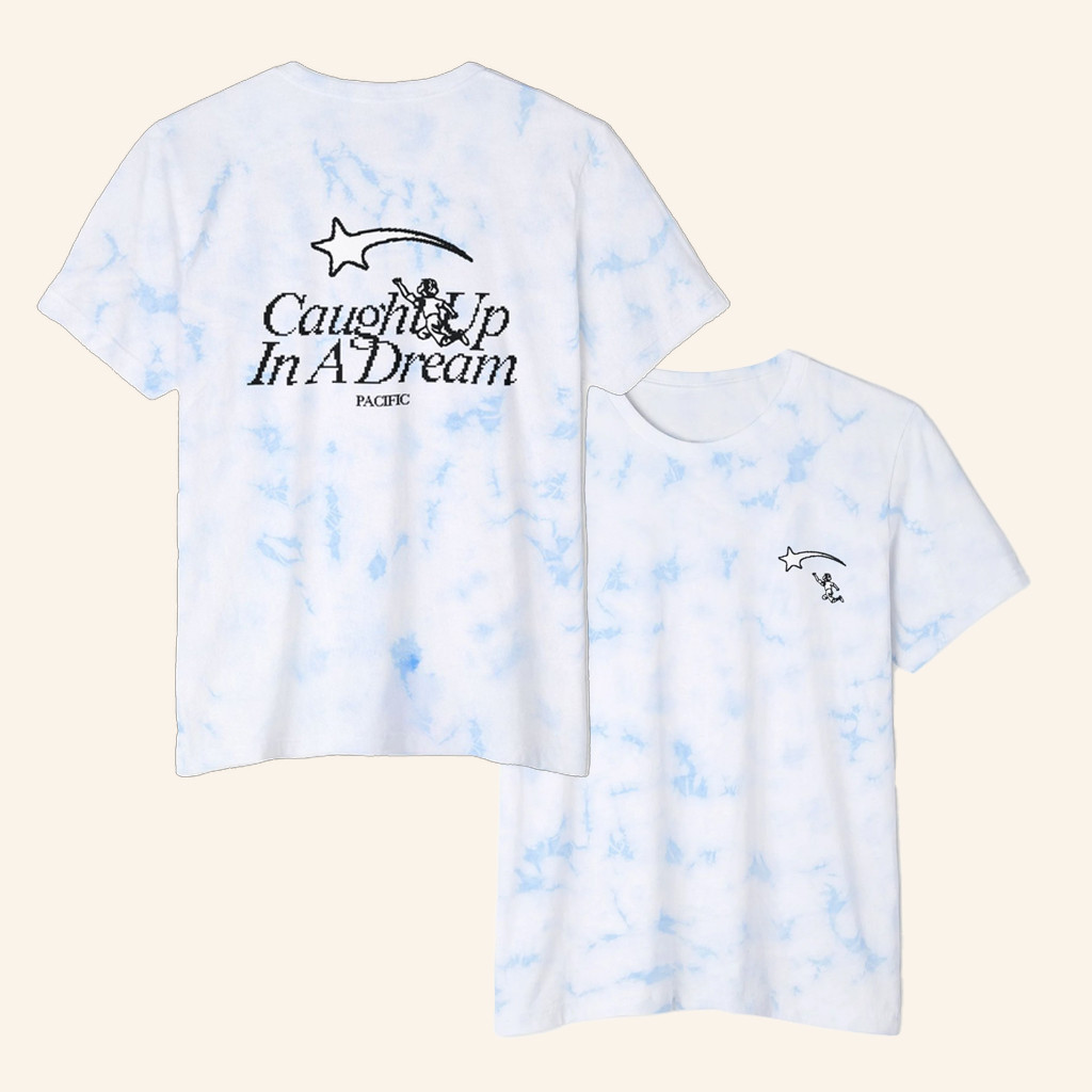 Pacific Merch Caught Up In A Dream Tie Dye T-Shirt Best Christmas Gifts For Boyfriend