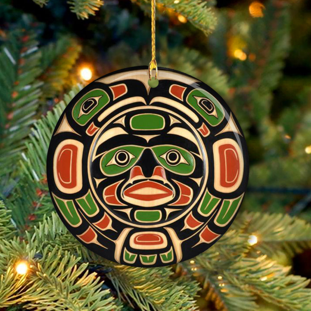 Pacific Northwest Haida Art Ornament Christmas Tree Decorations Gifts