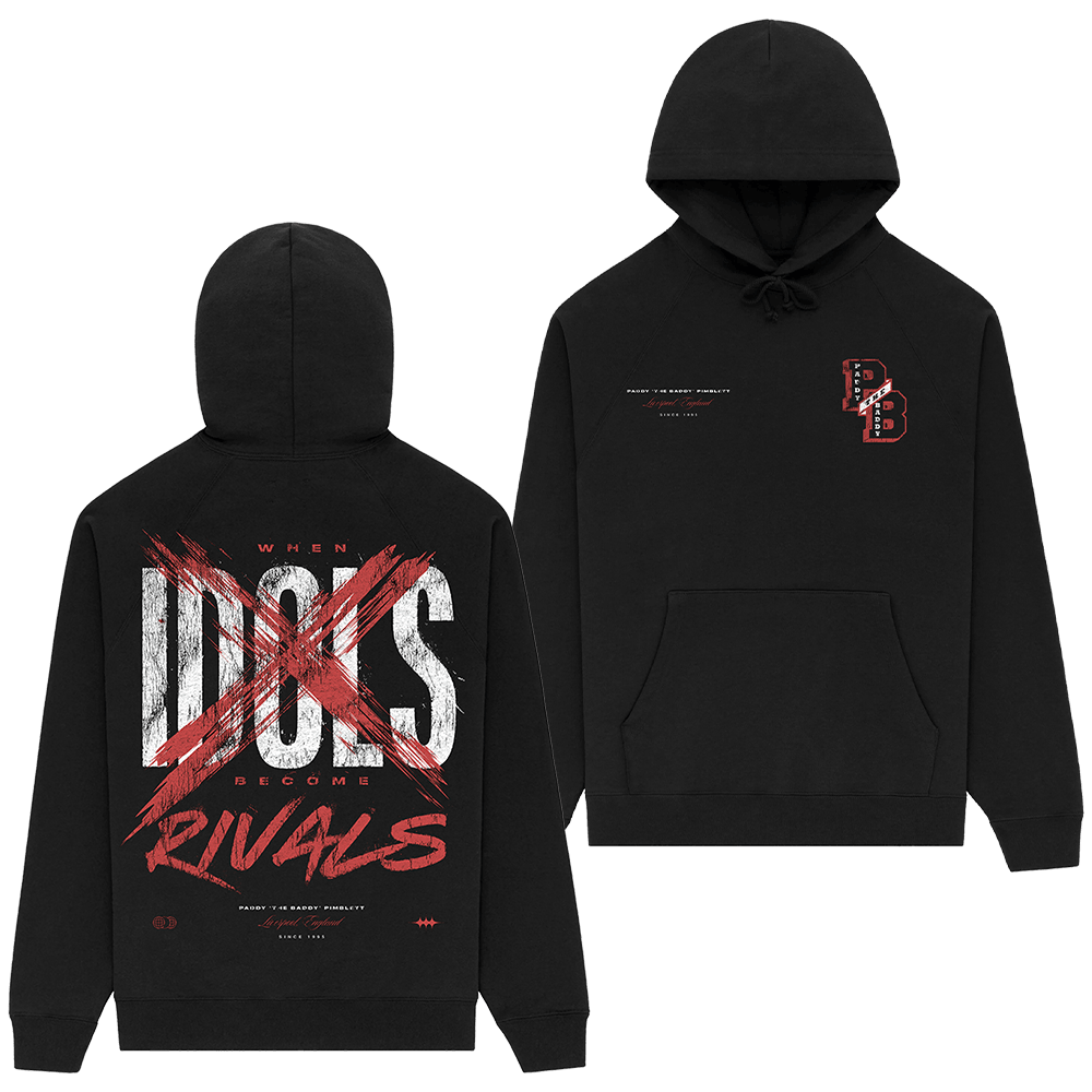 Paddy Pimblett Merch When Idols Become Rivals Black Hoodie Paddy Pimblett Hoodie Gifts For Dad