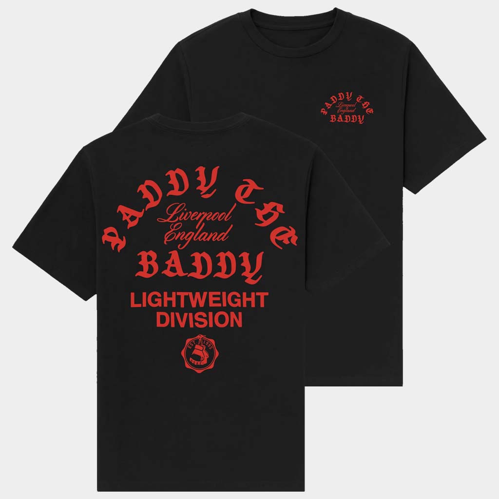 Paddy The Baddy Merch Paddy The Baddy Black T-Shirt Fan Apparel Gifts For Him