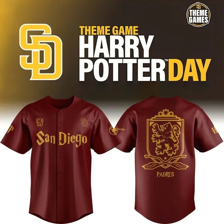 Padres San Diego x Harry Potter Night Baseball Jersey Gifts For Baseball Fans