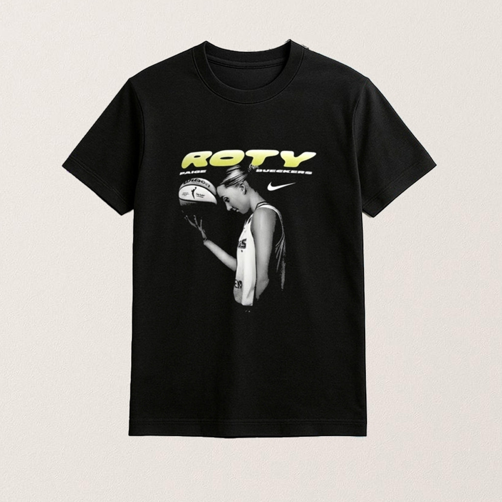 Paige Bueckers 2025 Rookie Of The Year Shirt Basketball Gifts For Fans