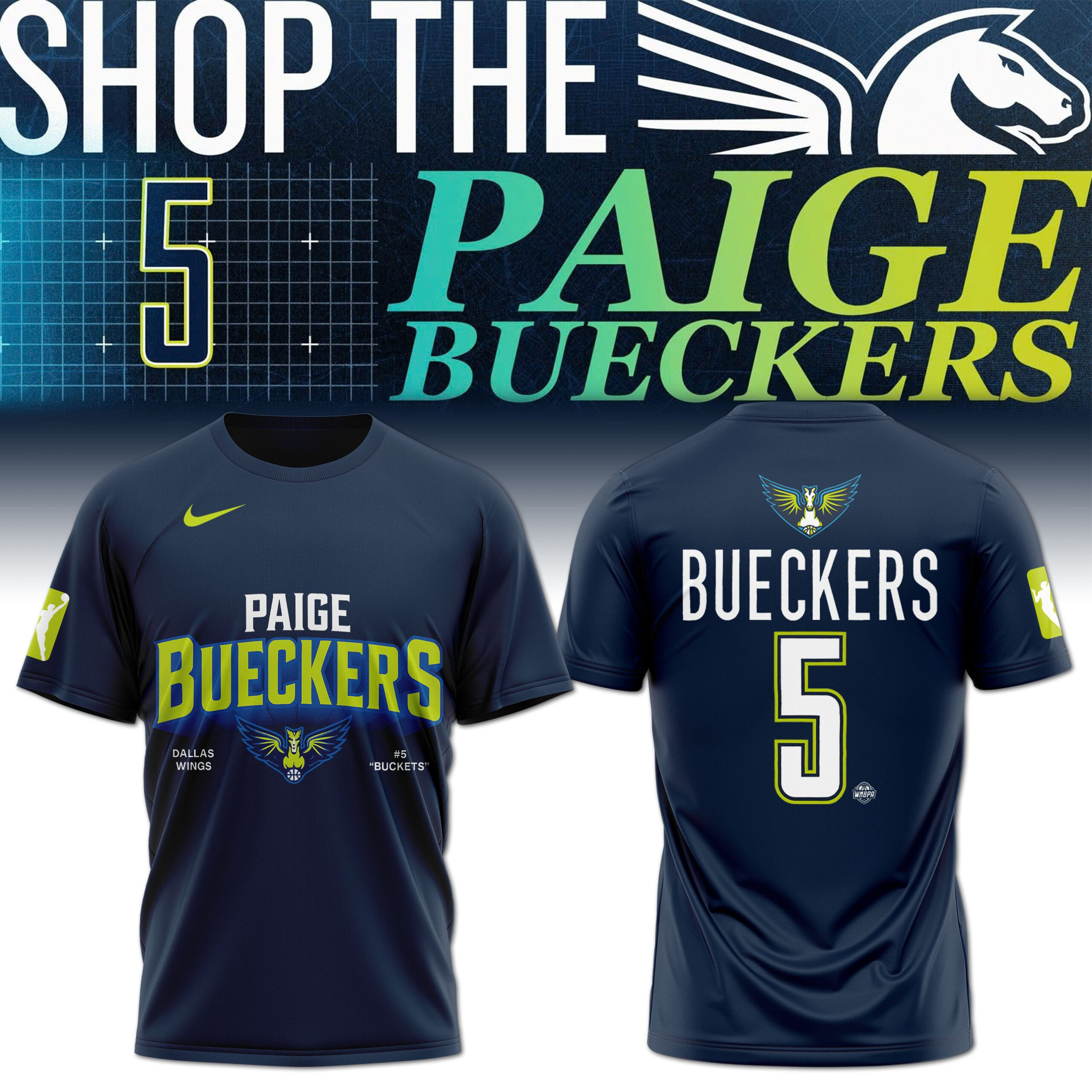 Paige Bueckers Dallas Wings #5 Buckets Nike Rebel Edition Hoodie Basketball Merch Apparel