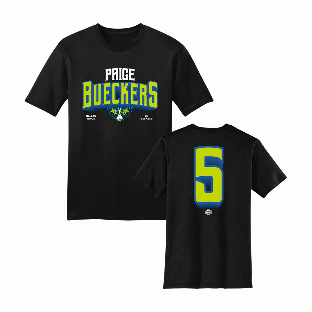 Paige Bueckers Dallas Wings 5 T-Shirt 2026 WNBA Season Opener Clothes Game Day Gift Idea